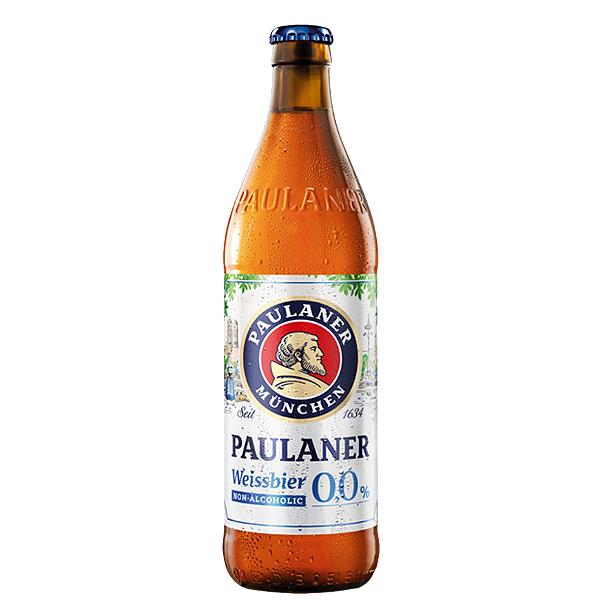 CERVEJA WEISSBIER 0,0% SEM ALCOOL 500ML PAULANER