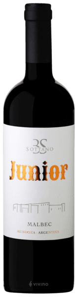 VINHO TINTO ARGENTINO, SOTTANO JUNIOR MALBEC - 2022