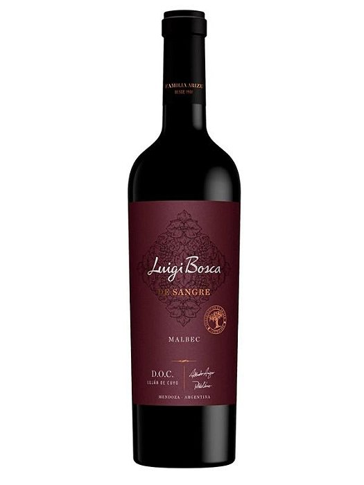 VINHO LA LINDA (LUIGI BOSCA) MALBEC DOC DE SANGRE 750ML