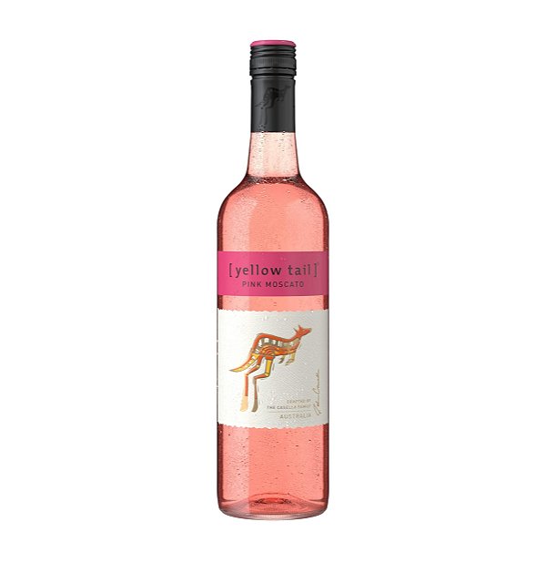 VINHO YELLOW TAIL PINK MOSCATO ROSE 750ML