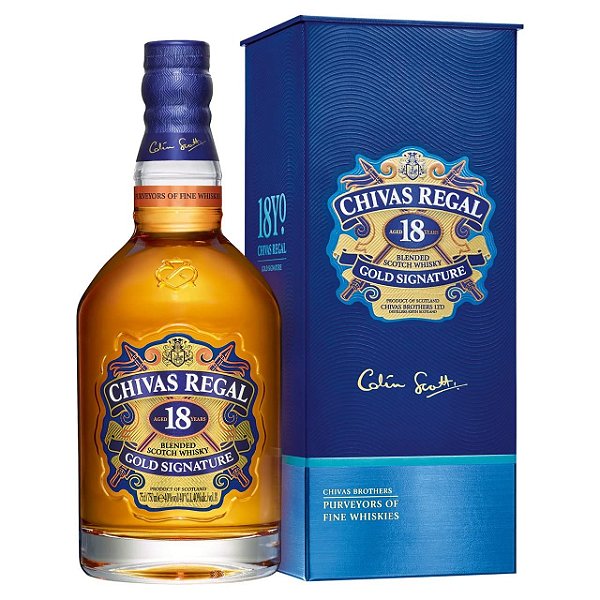 WHISKY CHIVAS REGAL 18 ANOS 750ML
