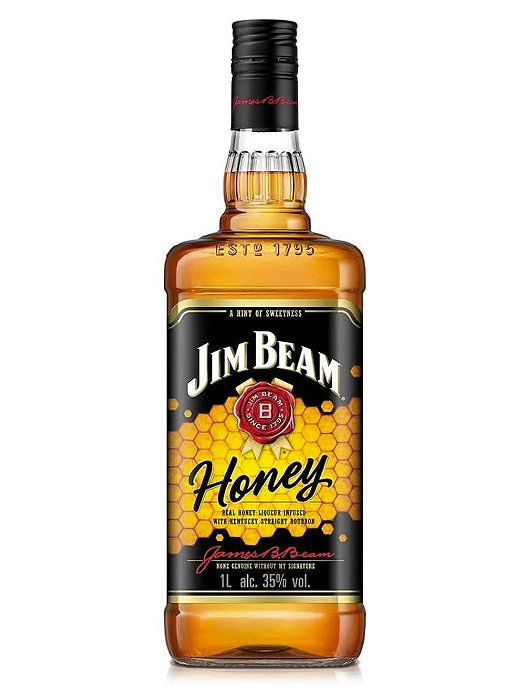 WHISKY JIM BEAM BOURBON HONEY 1L