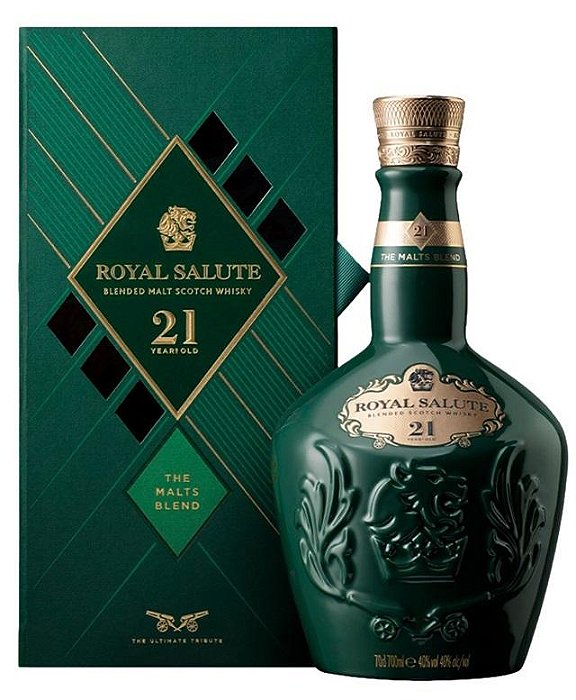 WHISKY ESCOCES ROYAL SALUTE THE MALTS BLEND 21 ANOS 700ML