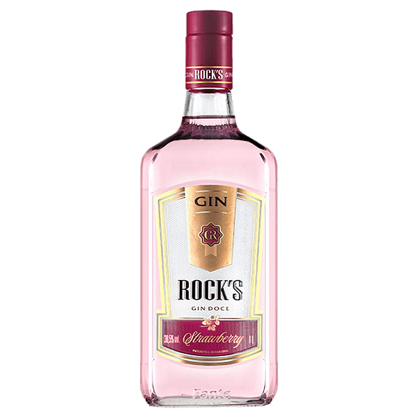 GIN ROCKS ROSA STRAMBERRY 1L