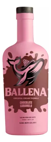 BALLENA LICOR DE CHOCOLATE E CARAMELO COM TEQUILA 750ML