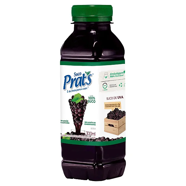 SUCO PRATS UVA - 300 ML