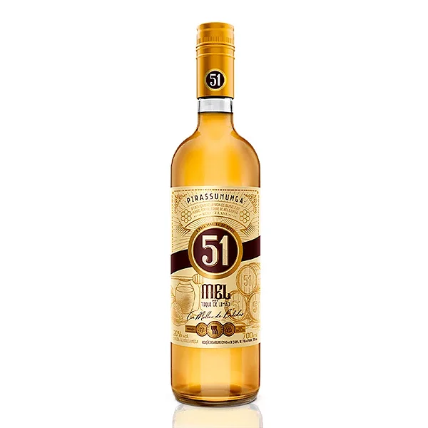 CACHACA 51 MEL E LIMAO 740ML