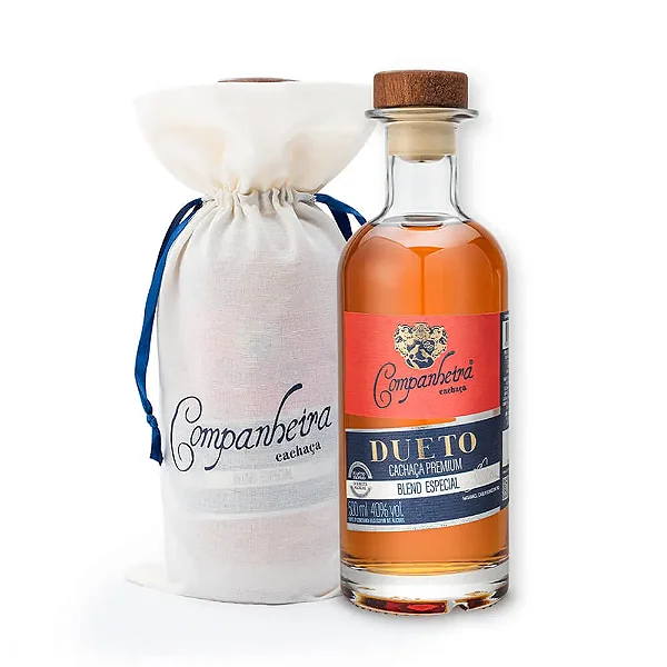 CACHACA COMPANHEIRA DUETO CACHACA PREMIUM 500 ML