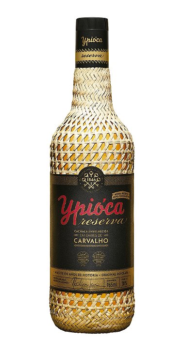 CACHACA YPIOCA CARVALHO EMPALHADA 965ML