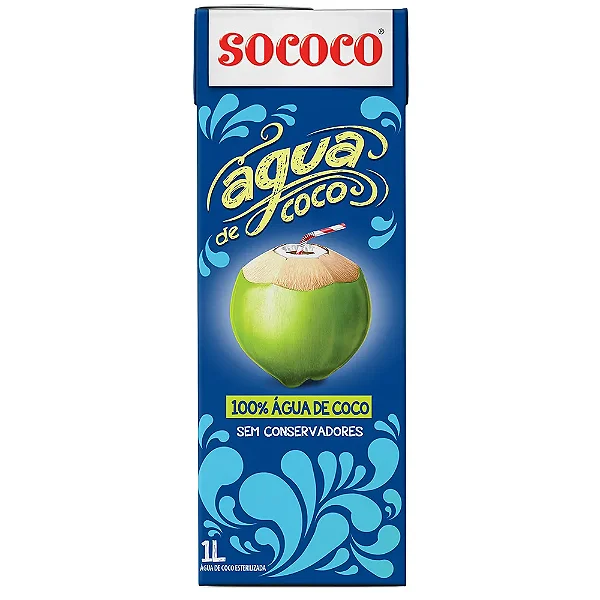 AGUA COCO SOCOCO TP - 1000 ML