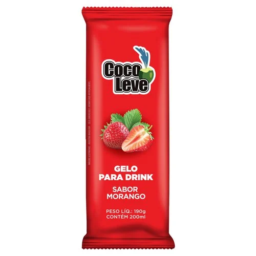 GELO COCO LEVE SABOR MORANGO 190G
