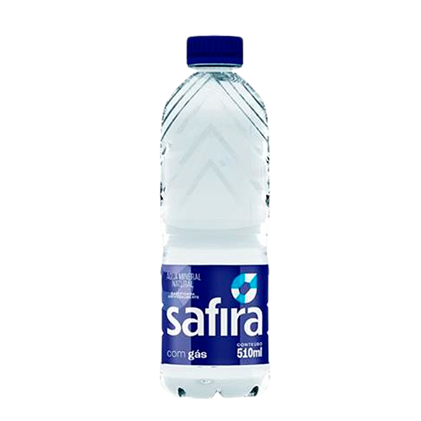 AGUA SAFIRA C/GAS - 500ML