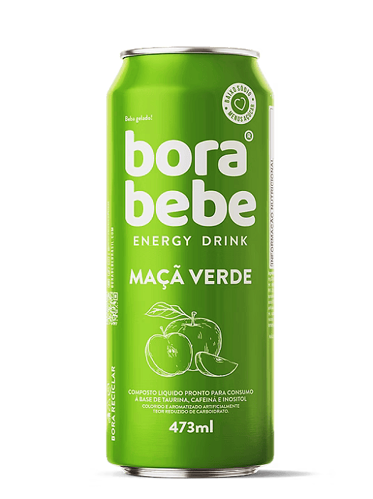 ENERGETICO BORA BEBE MACA VERDE - 473ML