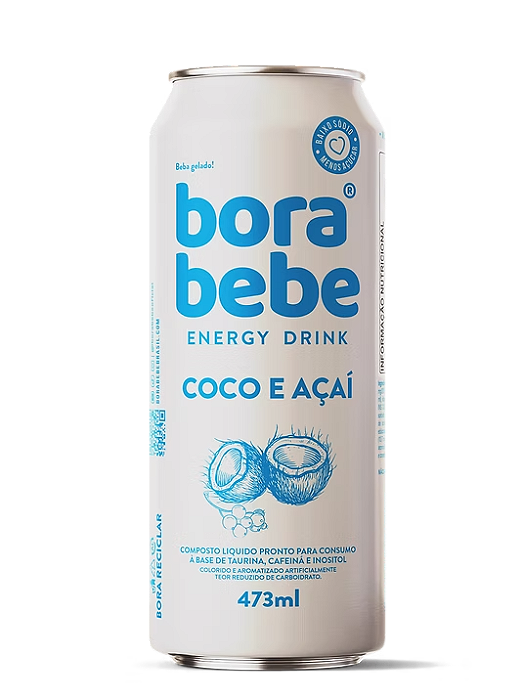 ENERGETICO BORA BEBE COCO E ACAI - 473ML