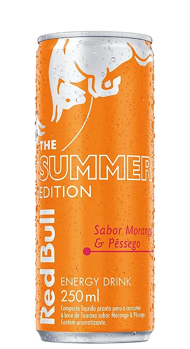 ENERGETICO RED BULL MORANGO/PESSEGO 250ML