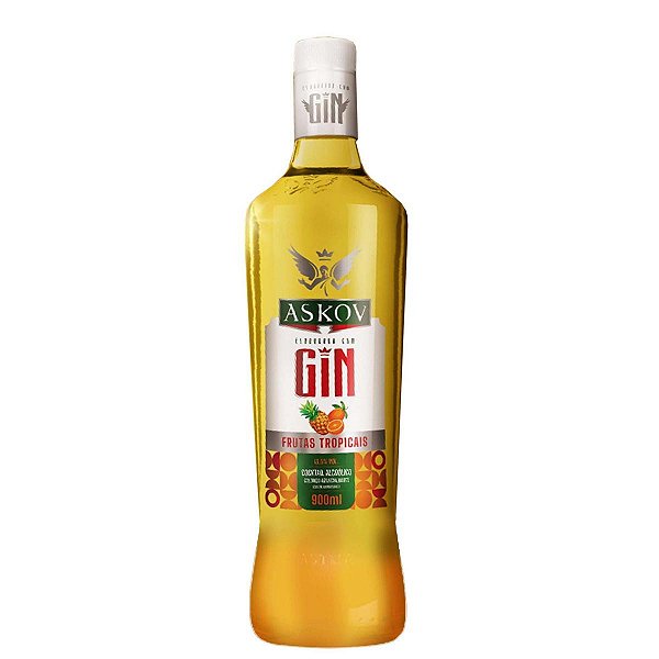 ASKOV GIN DOCE 900ML - FRUTAS TROPICAIS 900ML