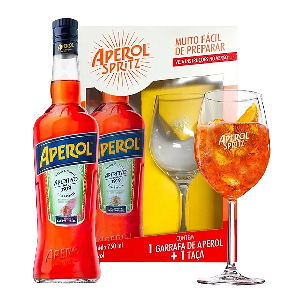 APERITIVO APEROL 750 ML + TACA