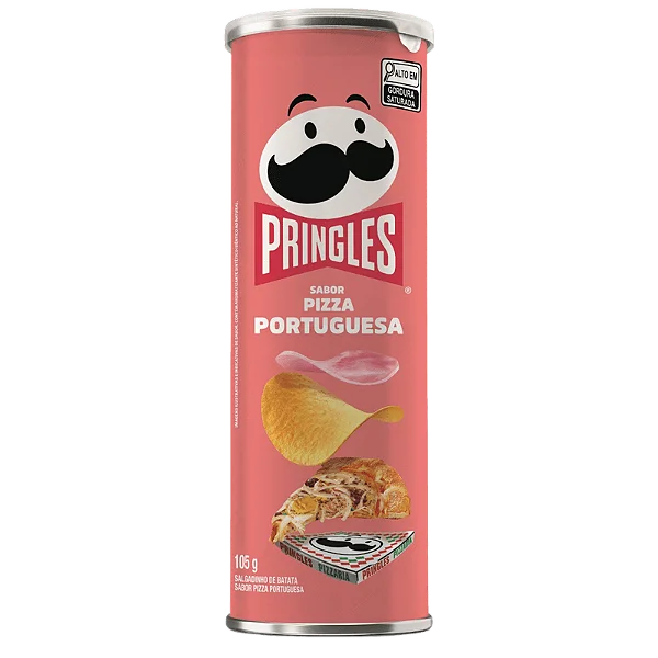 BATATA PRINGLES PIZZA PORTUGUESA 105G