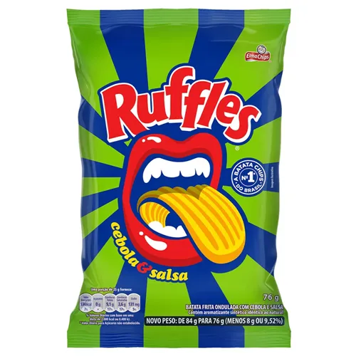 RUFFLES CEBOLA E SALSA 76G