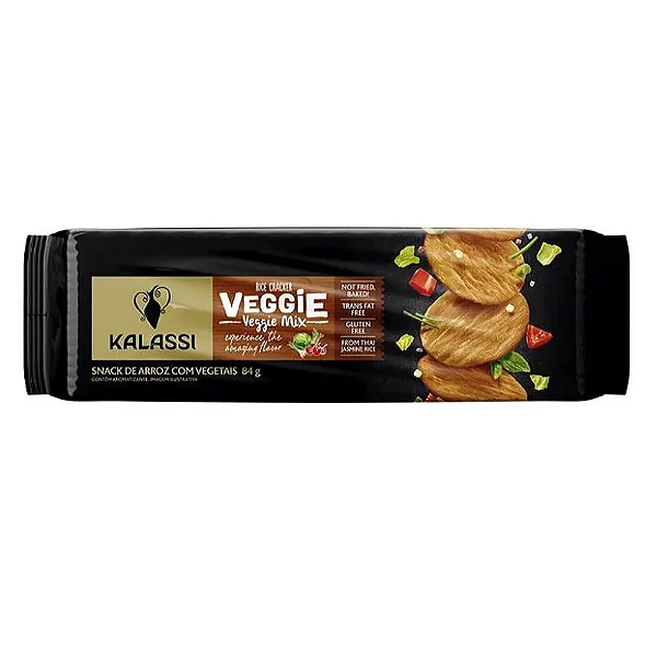 SNACK TAI KALASSI RICE CRACKERS VEGGIE MIX 84 G