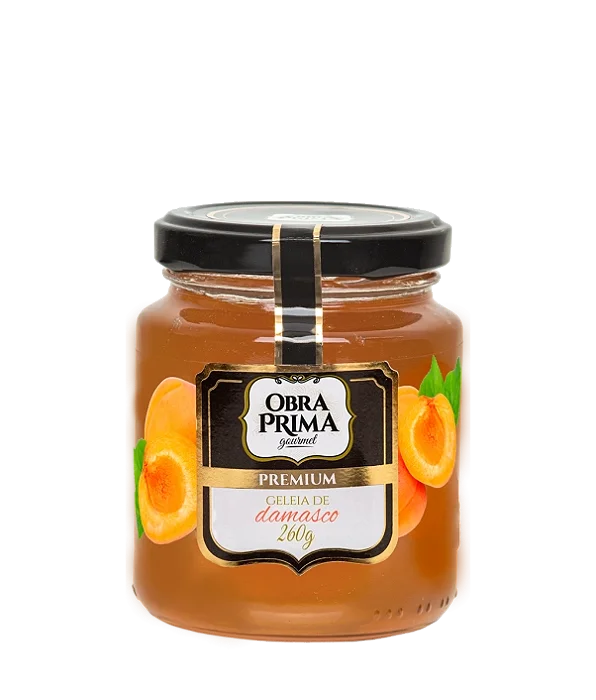 GELEIA OBRA PRIMA GOURMET P. DAMASCO 260GR