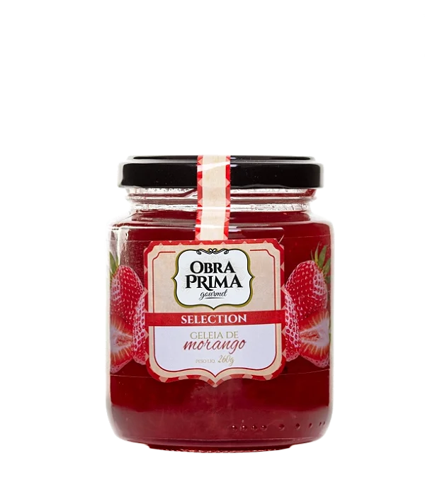 GELEIA OBRA PRIMA GOURMET SEL. MORANGO 260GR