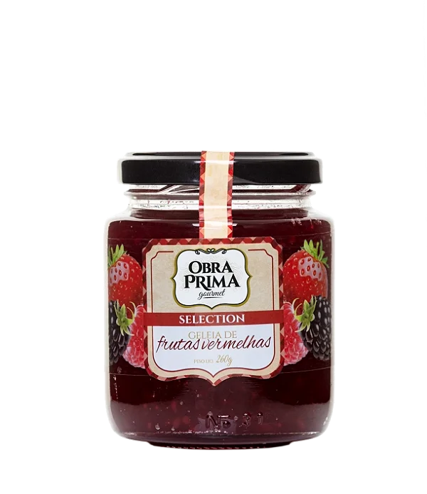 GELEIA OBRA PRIMA GOURMET SEL. FRUTAS VE 260GR