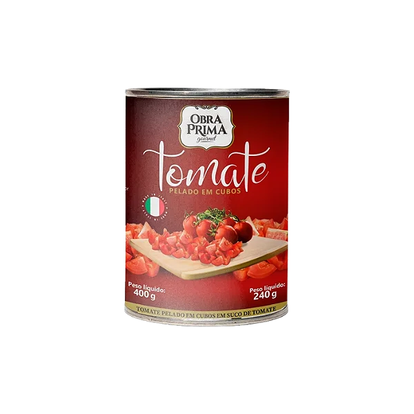 OBRA PRIMA GOURMET TOMATES PELADOS 400GR