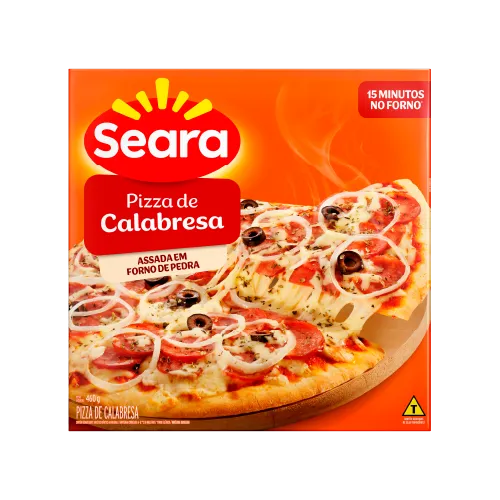 PIZZA DE CALABRESA SEARA 460GR