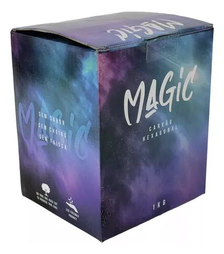 CARVAO VEGETAL MAGIC 1KG