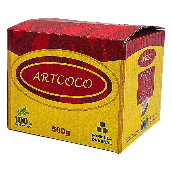 CARVAO VEGETAL ARTCOCO RED 0,5KG