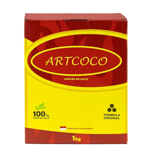 CARVAO VEGETAL ARTCOCO RED 1KG