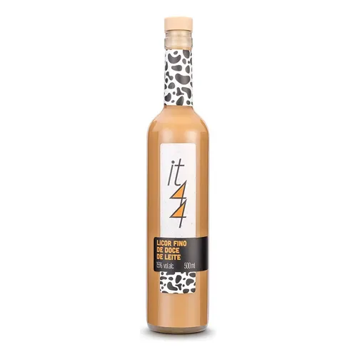 LICOR IT 44 DE DOCE DE LEITE - GARRAFA 500ML