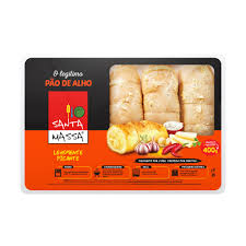 PAO DE ALHO PICANTE SANTA MASSA 400G