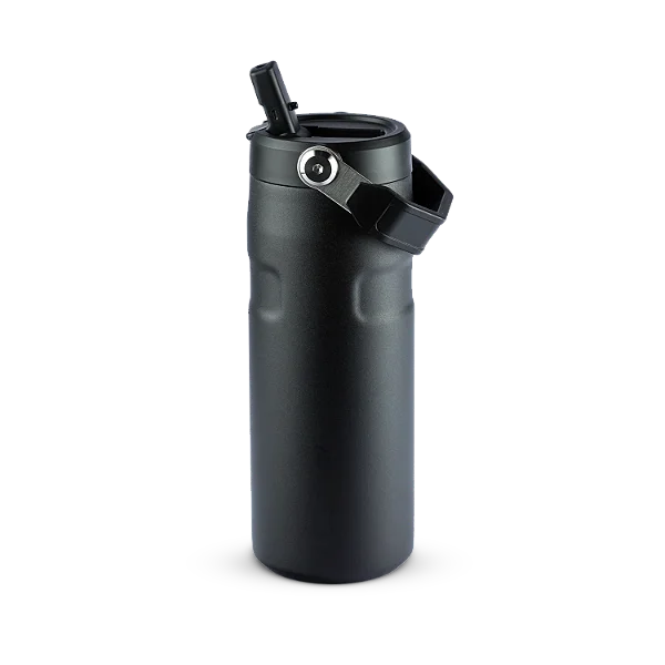 GAR TERM FLIP STRAW 473ML BLACK R8544