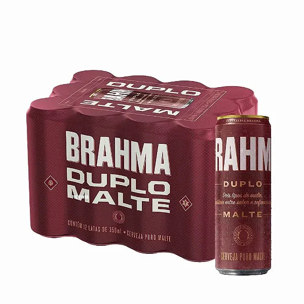 BRAHMA DUPLO MALTE SLEEK 350ML 12UN - SITE