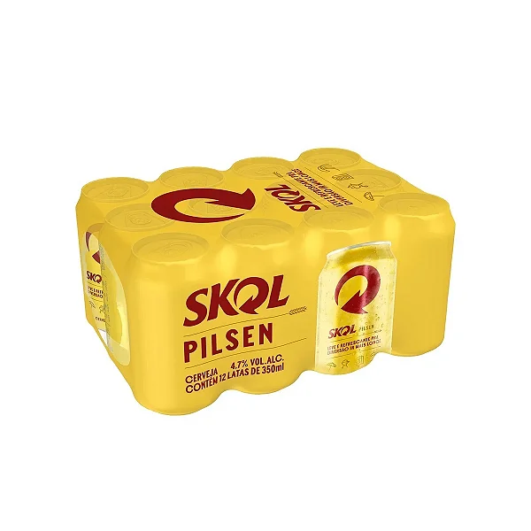 CERVEJA SKOL LATA 350ML 12UN - SITE