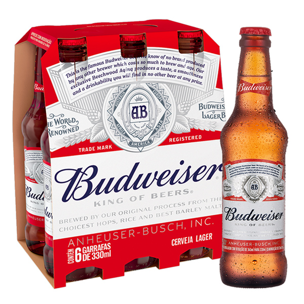 CERVEJA BUDWEISER LONG NECK 330ML 6UN - SITE
