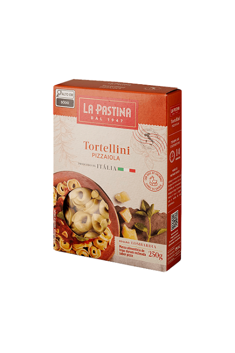 TORTELLINI IT LA PASTINA QUEIJO E TOMATE 250G