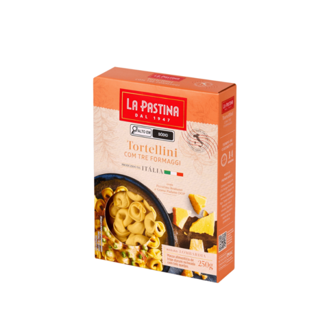 TORTELLINI IT LA PASTINA TRES QUEIJOS 250G PRODUTO ALERGENICO