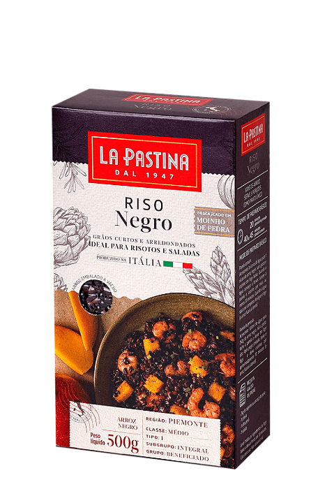 ARROZ IT LA PASTINA NEGRO 500G