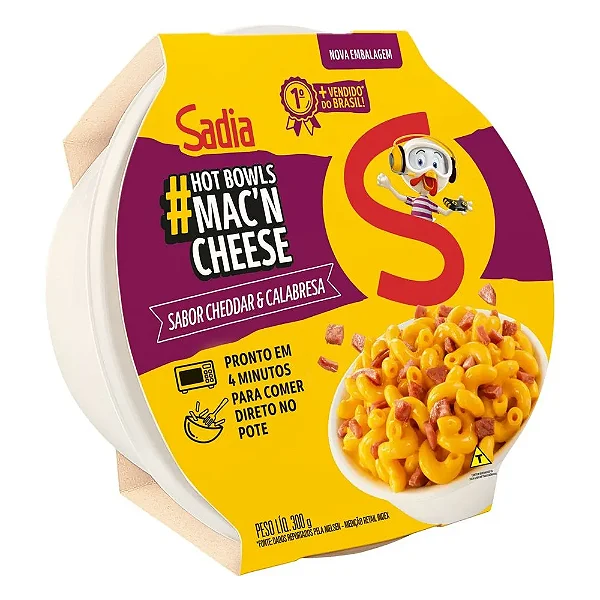 MAC N CHEESE CALABRESA SADIA 300G