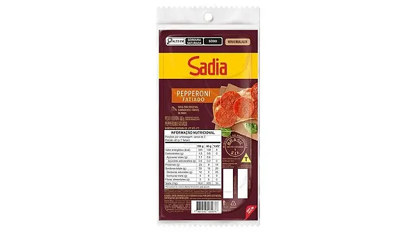 PEPPERONI FATIADO SADIA 100G