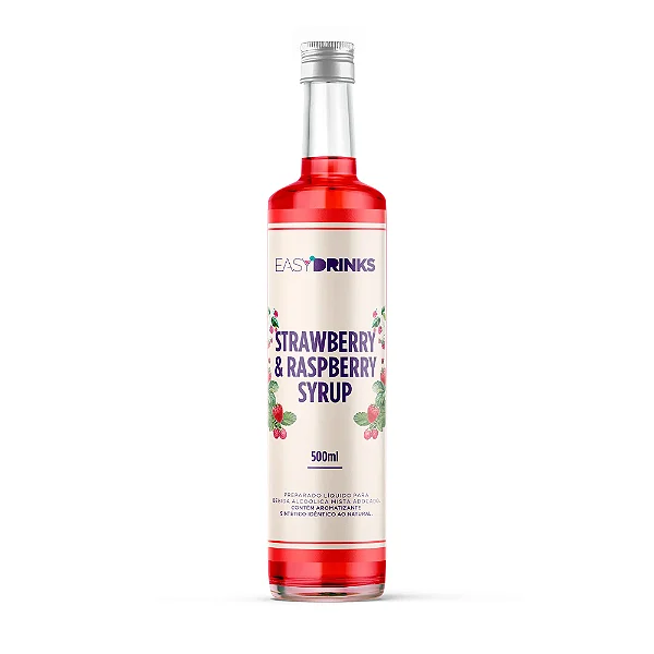 XAROPE EASY DRINKS MORANGO E FRAMBOESA 500ML