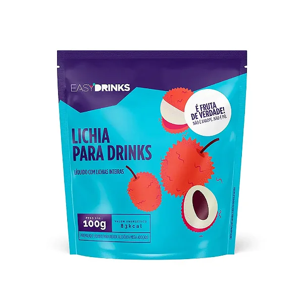 PREP P/ DRINKS EASY DRINK MONODOSE FRUTAS LICHIA 100G