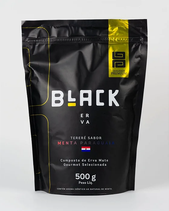 ERVA MATE BLACK MENTA PARAGUAIA 500G