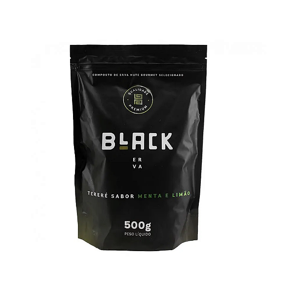 ERVA MATE BLACK MENTA E LIMAO 500G