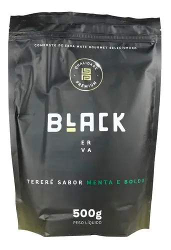 ERVA MATE BLACK MENTA E BOLDO 500G