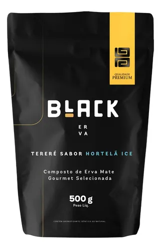 ERVA MATE BLACK HORTELA ICE 500G