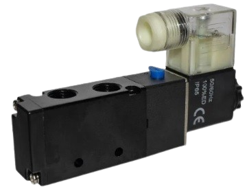 Valvula Solenoide 5/2 vias Mola
